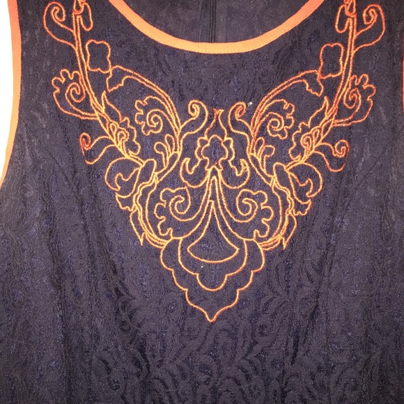 Francesca’s Blue Rain Lace Dress - Picture 2 of 5